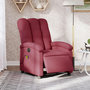 Voir la diapositive 1 : VIDAXL Fauteuil de massage inclinable electrique Rouge bordeaux Tissu
