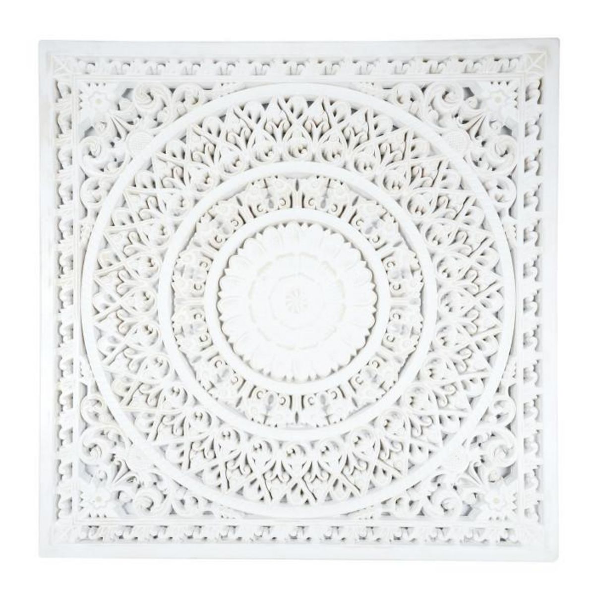 Paris Prix Décoration Murale en Bois  Moulure  80cm Blanc