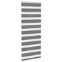 Voir la diapositive 3 : VIDAXL Store zebre gris fonce largeur du tissu 55,9 cm polyester