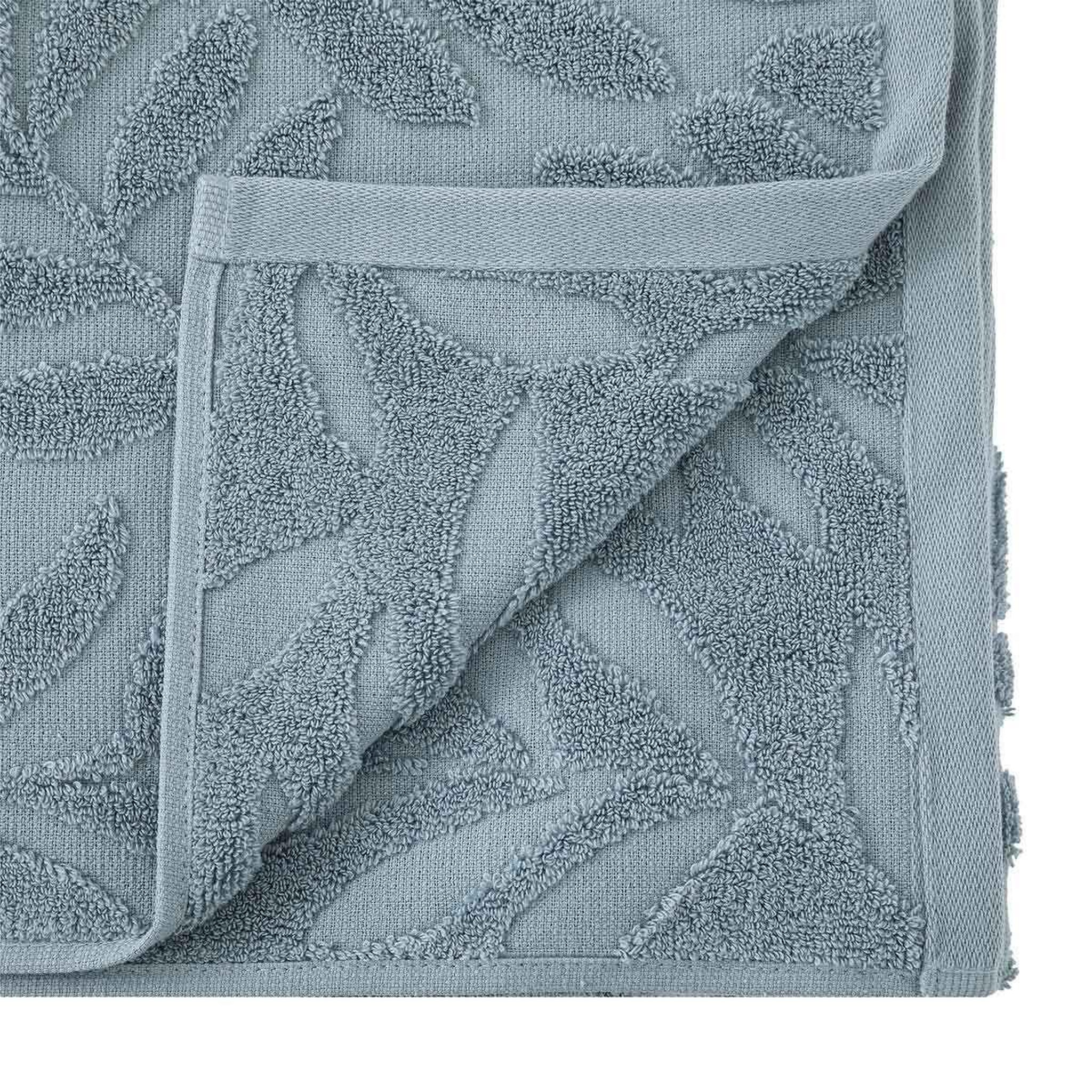 Voir la diapositive 2 : ATMOSPHERA Serviette d'Invité  Tencel  30x50cm Bleu