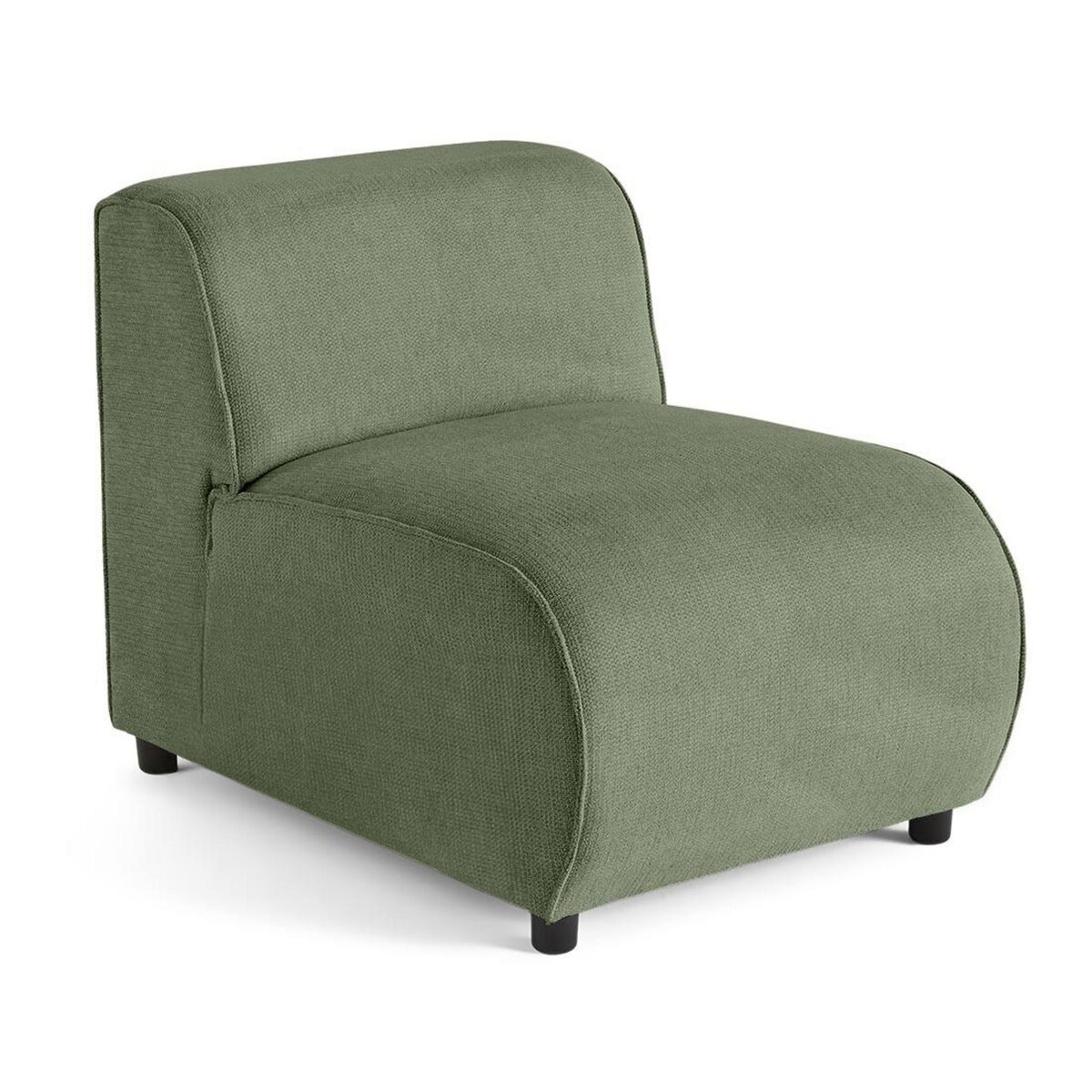 LISA DESIGN Suaro - module d'assise en tissu texturé