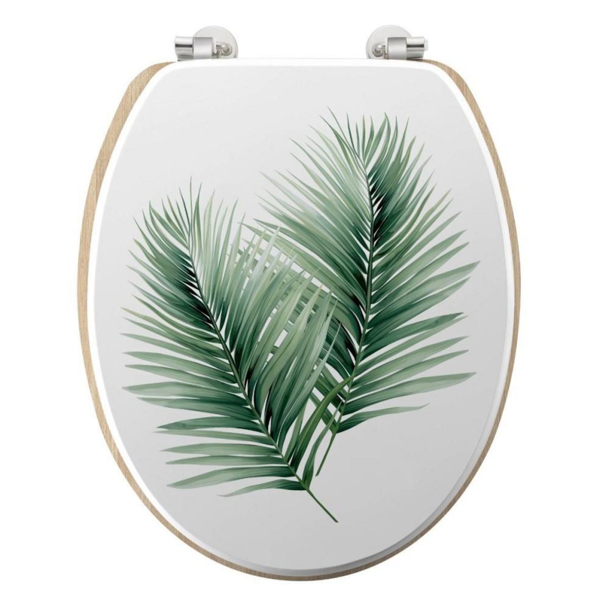 Douceur d'Intérieur Abattant WC MDF charnières métal HAVANE