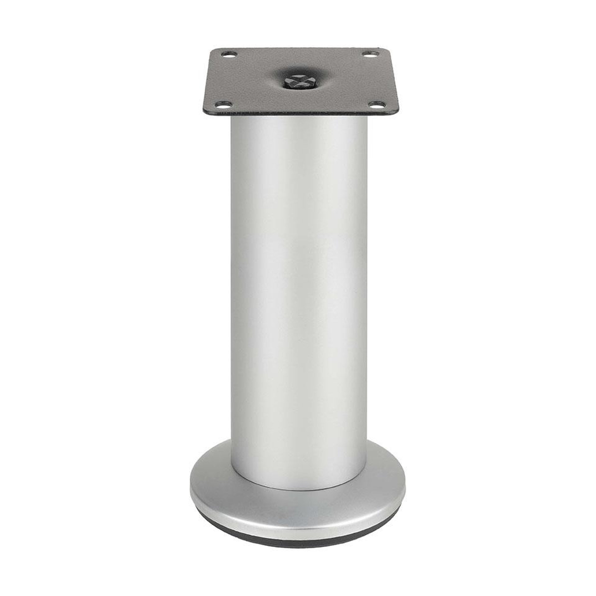 CENTRALE BRICO Pied de meuble fs001 150 mm réglable chrome mat