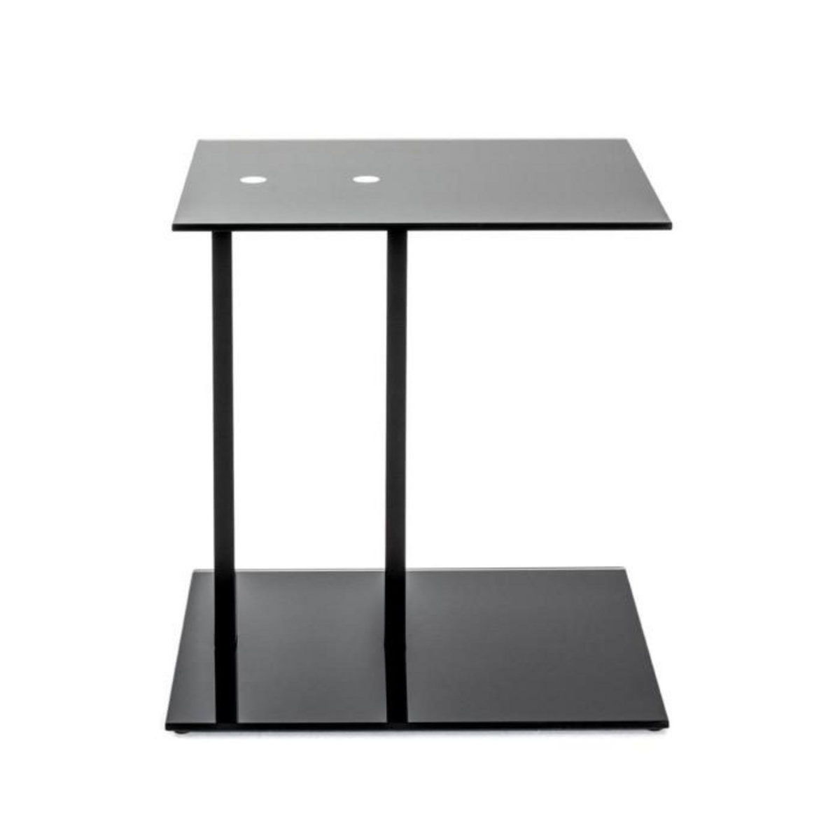 Paris Prix Table d'Appoint Design  Epox  50cm Noir