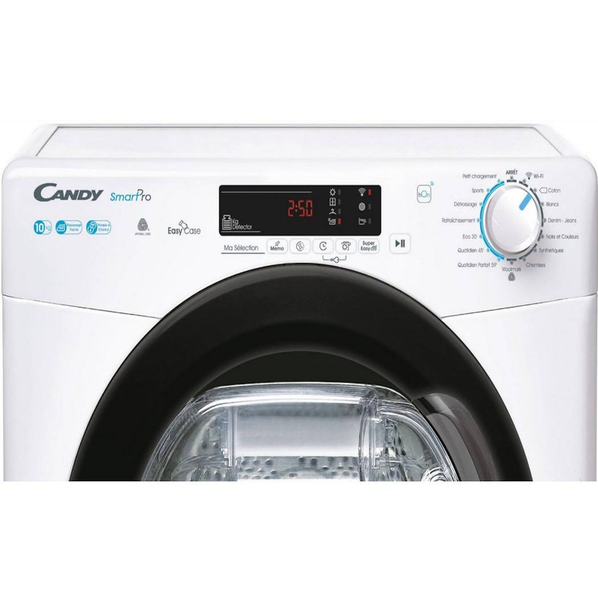 Candy Sèche-linge pompe à chaleur avec condenseur 60cm 10kg blanc - csoeh10a2dbex-47