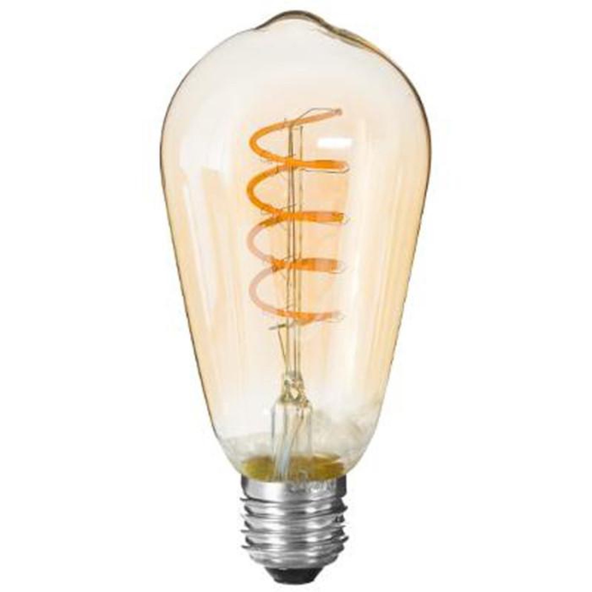 ATMOSPHERA Ampoule À Led  Torsade  14cm Ambre