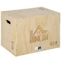 Voir la diapositive 1 : HOMCOM Box jump - box de pliométrie - collaboration Aosom.fr x FFHandball - 40/45/60H cm - max. 120 Kg - bois