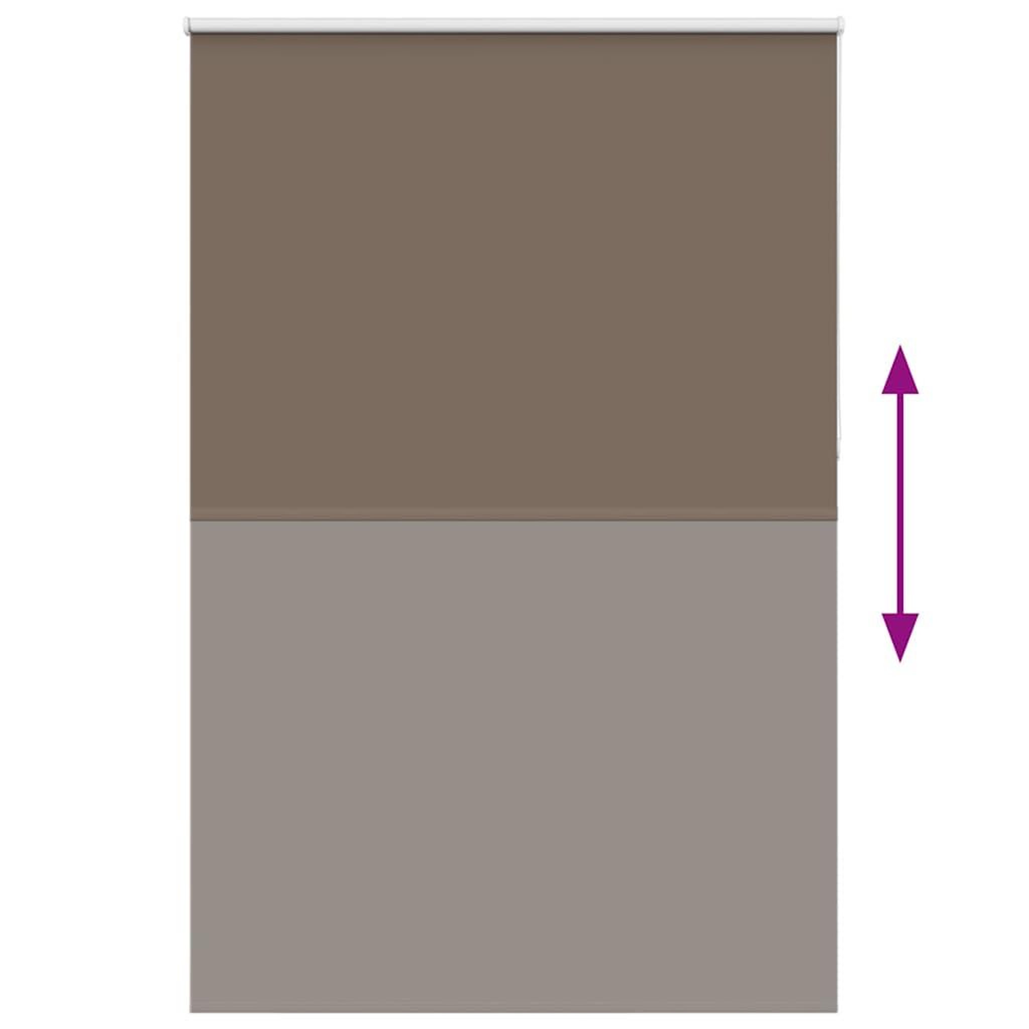 Voir la diapositive 5 : VIDAXL Store enrouleur occultant cafe 165x210cm largeur du tissu