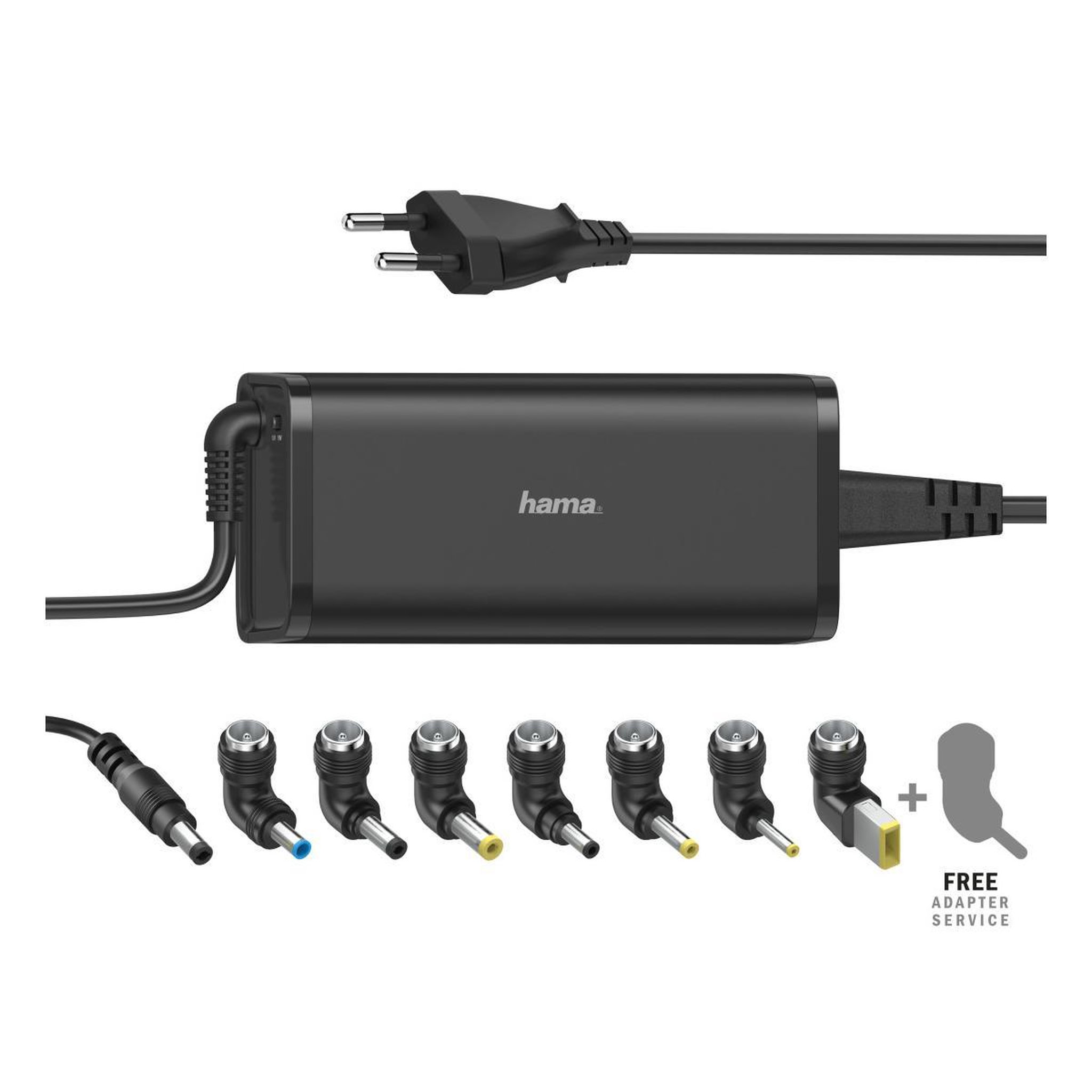 Voir la diapositive 2 : Hama Bloc secteur universel Hama - Chargeur 90 Watt - Noir