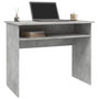 Voir la diapositive 3 : VIDAXL Bureau Gris beton 90x50x74 cm Bois d'ingenierie