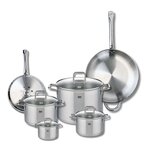 ELO Ensemble de 2 Poêles de cuisson 24 et 32 cm et 4 faitouts 12, 16, 20 et 26 cm Elo Profi Citrin