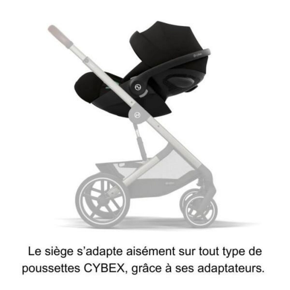 CYBEX Siege Auto  bébé Cloud G i-Size Plus - Moon Black - CYBEX
