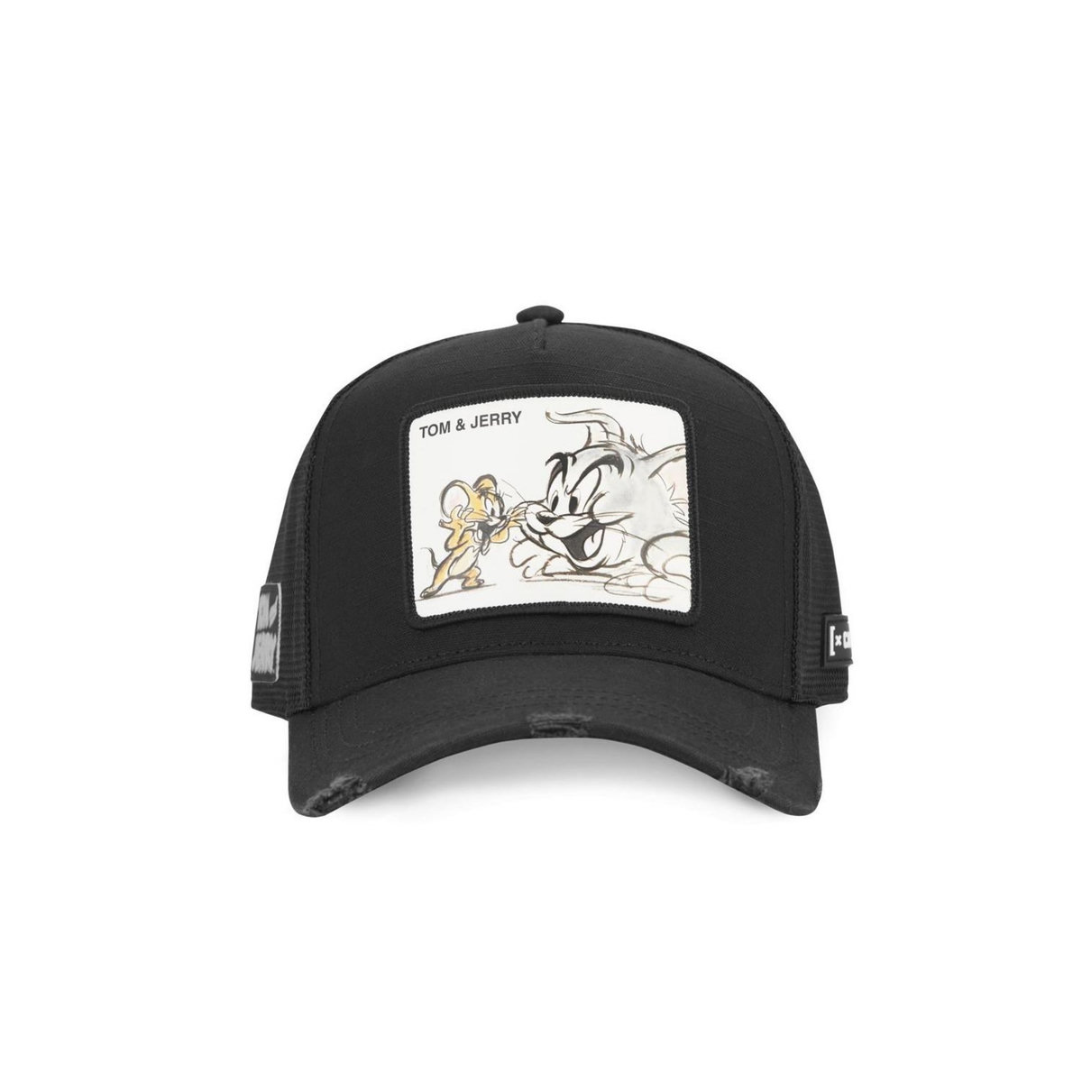 CAPSLAB Casquette trucker premium avec filet effet bambou Tom & Jerry TAJ