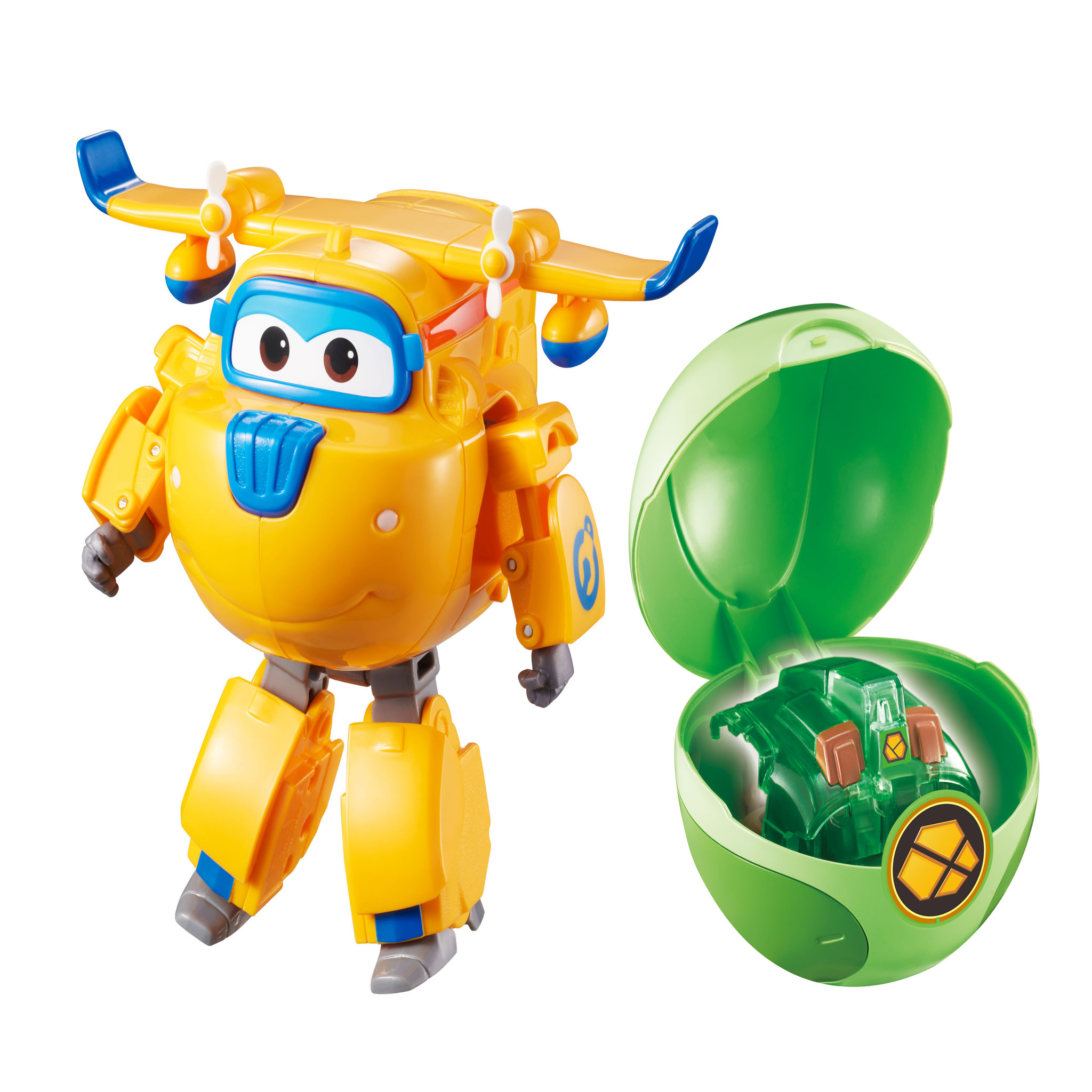Voir la diapositive 1 : Auldey Super Wing Transforming Donnie + Earth Power