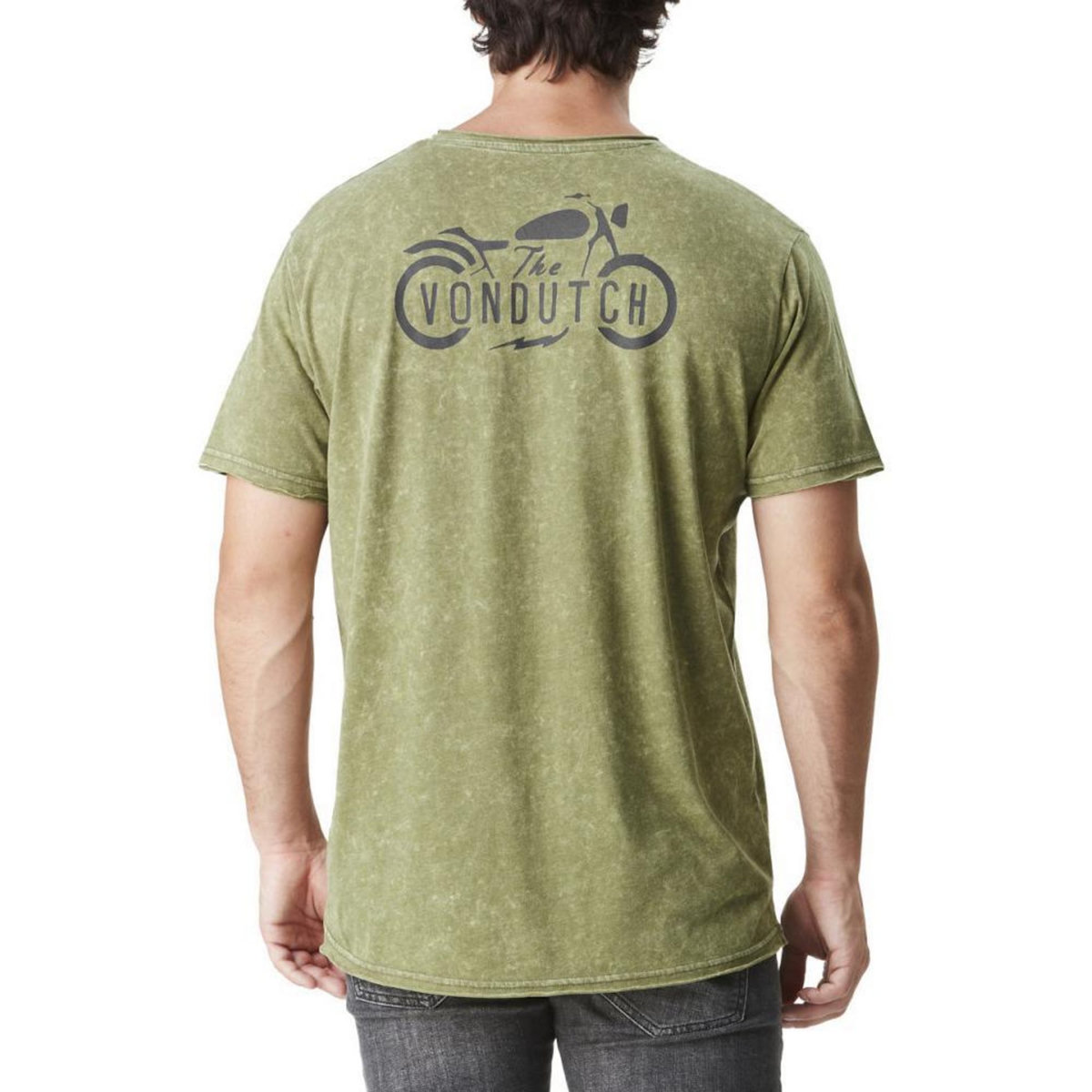 VON DUTCH T shirt Kaki Homme Von Dutch MOTT