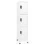 Voir la diapositive 1 : VIDAXL Armoire a casiers Blanc 38x45x180 cm Acier