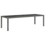 Voir la diapositive 4 : VIDAXL Ensemble a manger d'exterieur 9pcs coussins Resine tressee Gris