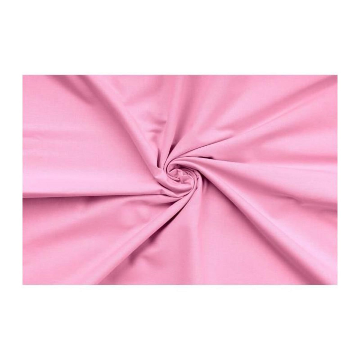 GENERIQUE Parure de lit - 1 housse de couette 220 x 240 cm + 2 taies d'oreiller 60 x 60 cm - 100% coton renforcé - Rose