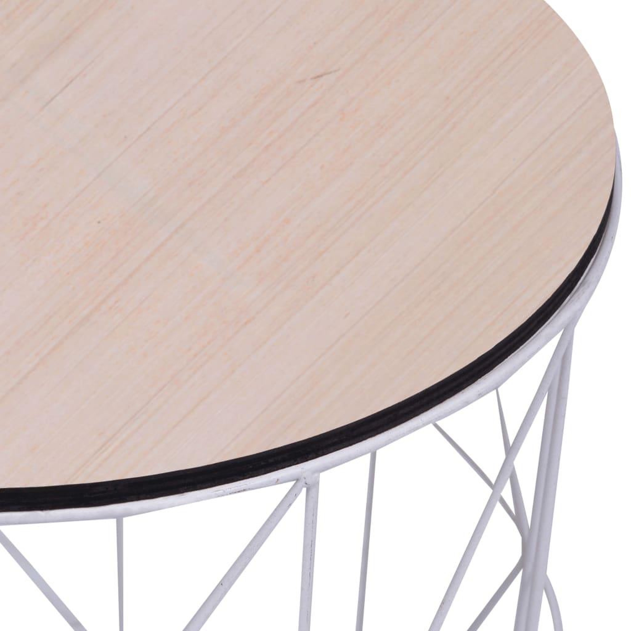 Voir la diapositive 5 : VIDAXL Table basse Blanc Ø 47 cm
