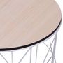 Voir la diapositive 5 : VIDAXL Table basse Blanc Ø 47 cm
