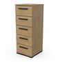 Voir la diapositive 2 : Chiffonnier 5 tiroirs L39 cm LIZZIE