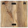 Voir la diapositive 4 : VIDAXL Table de chevet 50x27x50 cm bois massif de manguier brut