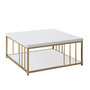 Voir la diapositive 1 : Habitat et Jardin Table basse en bois  Zenn  - 90 x 39 x 40 cm - Or blanc