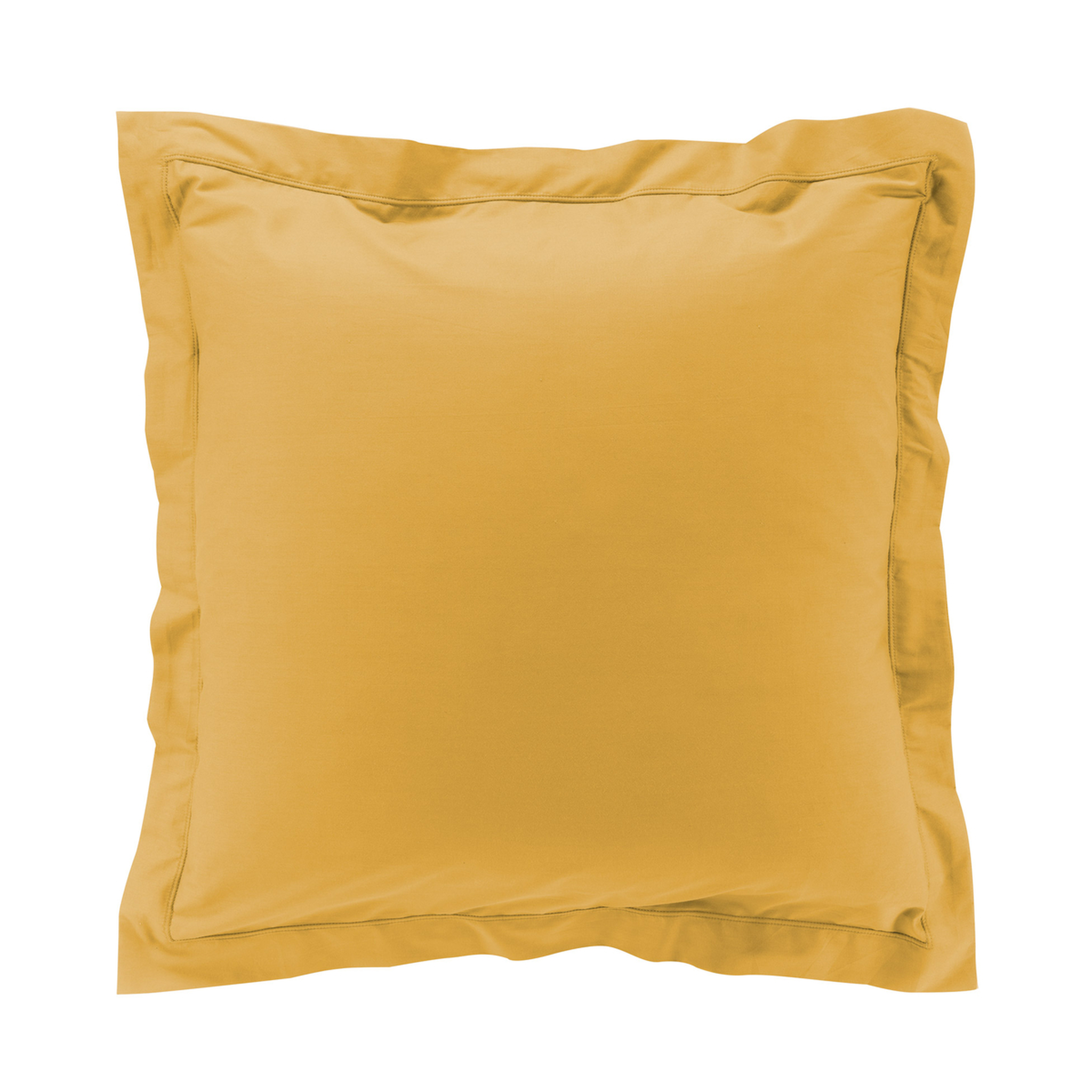 Eden Taie d'oreiller percale coton miel 63x63cm