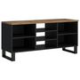 Voir la diapositive 2 : VIDAXL Meuble TV 100x33x46 cm bois de manguier et d'ingenierie