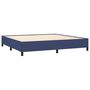 Voir la diapositive 4 : VIDAXL Cadre de lit sans matelas bleu 200x200 cm tissu