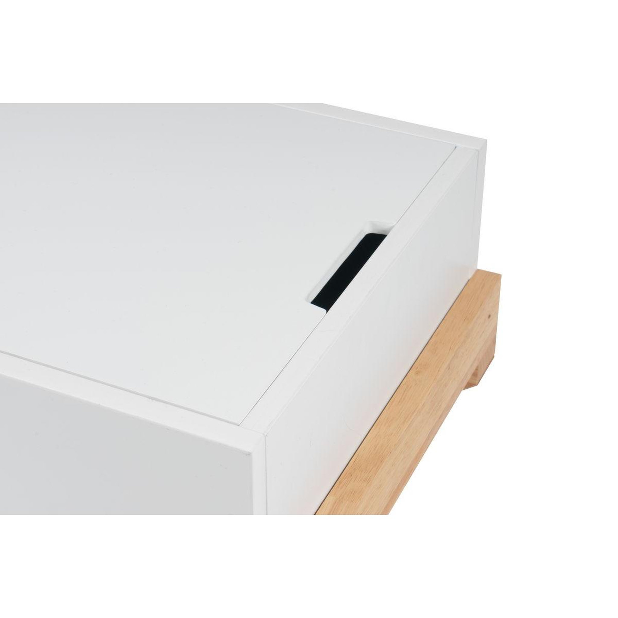 Voir la diapositive 2 : Paris Prix Table d'appoint design  valérie  58cm blanc
