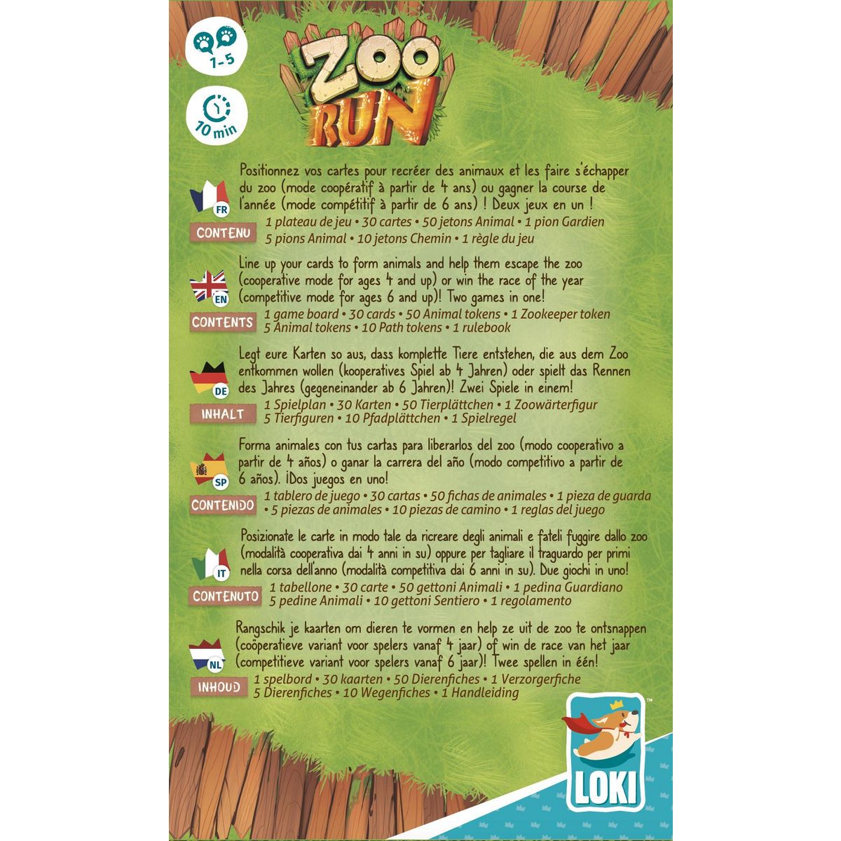 Iello ZOO RUN