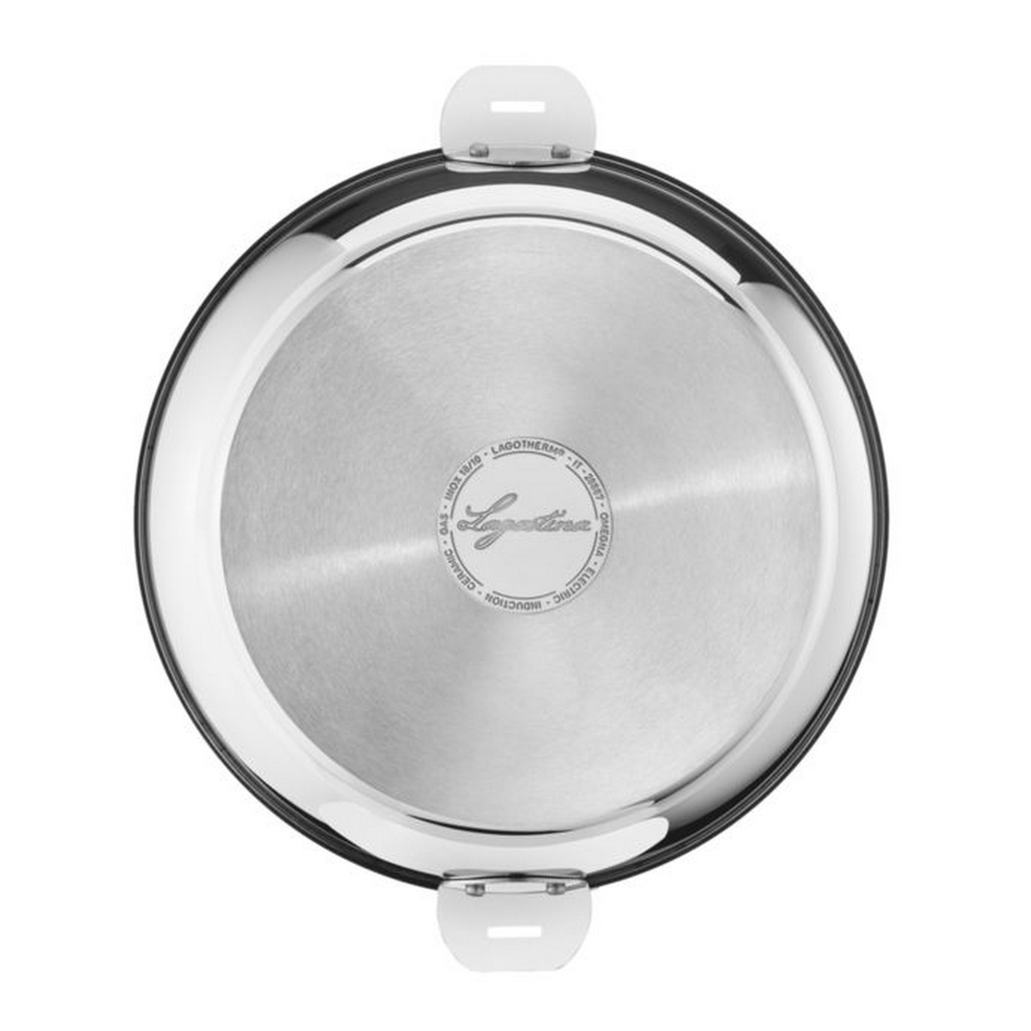 Voir la diapositive 2 : Lagostina Sauteuse inox 26cm + couvercle - 012138031826