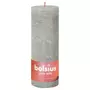 BOLSIUS Bolsius Bougies pilier rustiques Shine 4 pcs 190x68 mm Gris sableux