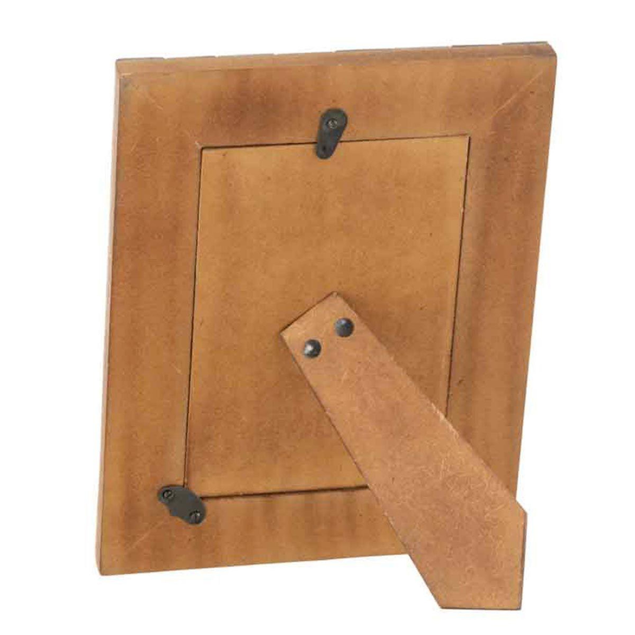 Voir la diapositive 2 : J-LINE Cadre Photo Déco  Motif Carré  10x15cm Gris