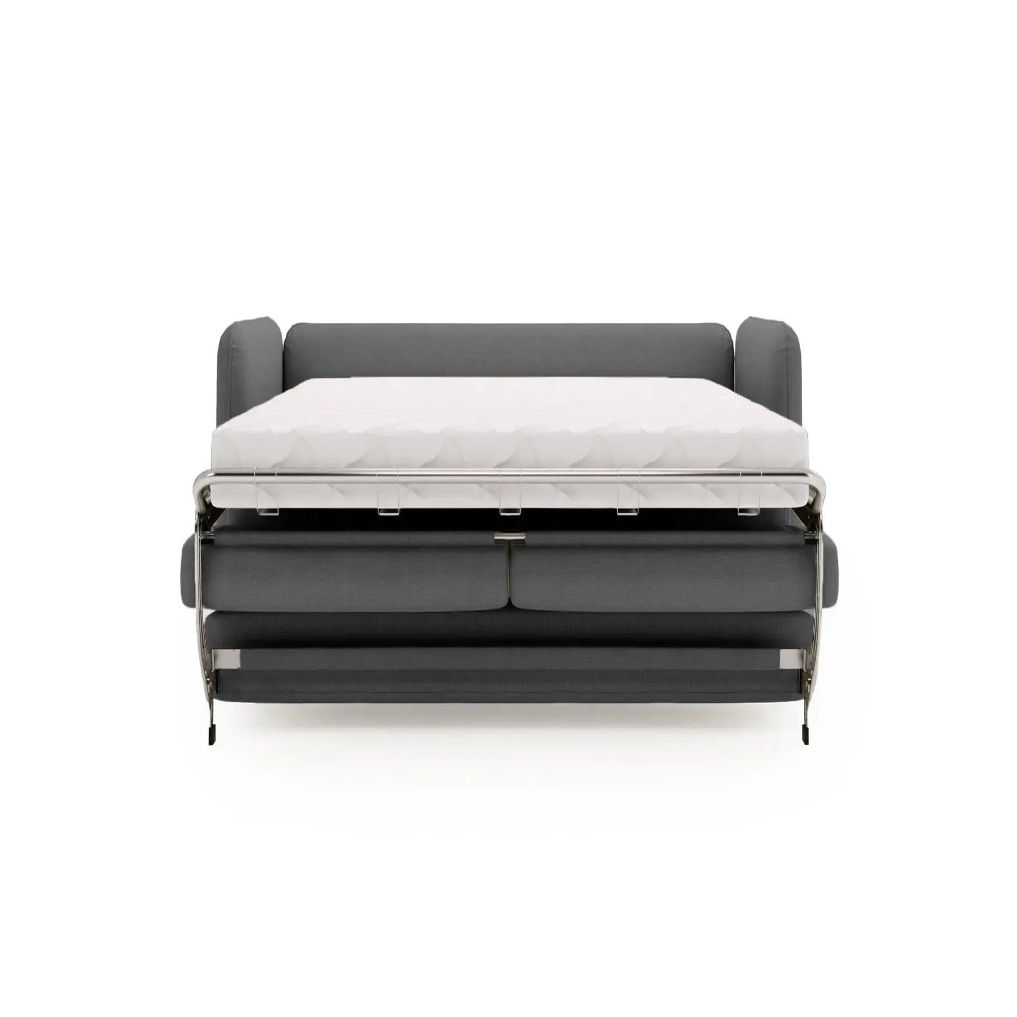 Voir la diapositive 6 : CASANOVA PARIS Vicky - canapé droit convertible tissu lisse 2 places