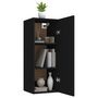 Voir la diapositive 4 : VIDAXL Armoire murale Noir 34,5x34x90 cm Bois d'ingenierie