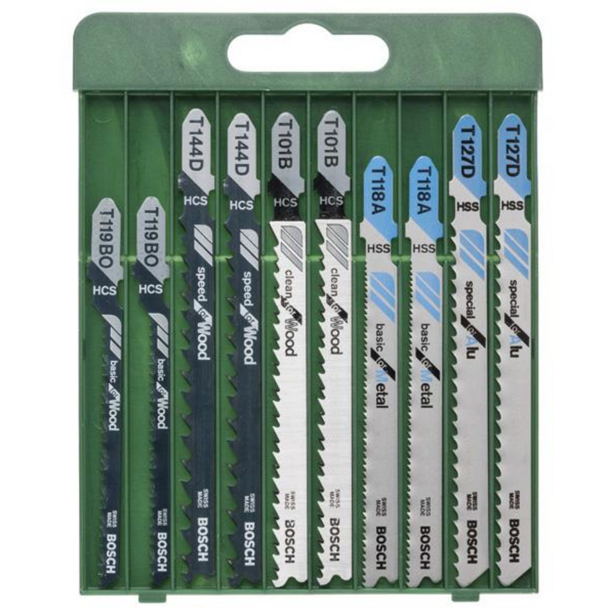 BOSCH Lot de 10 lames coupe universelle BOSCH pour bois et métal