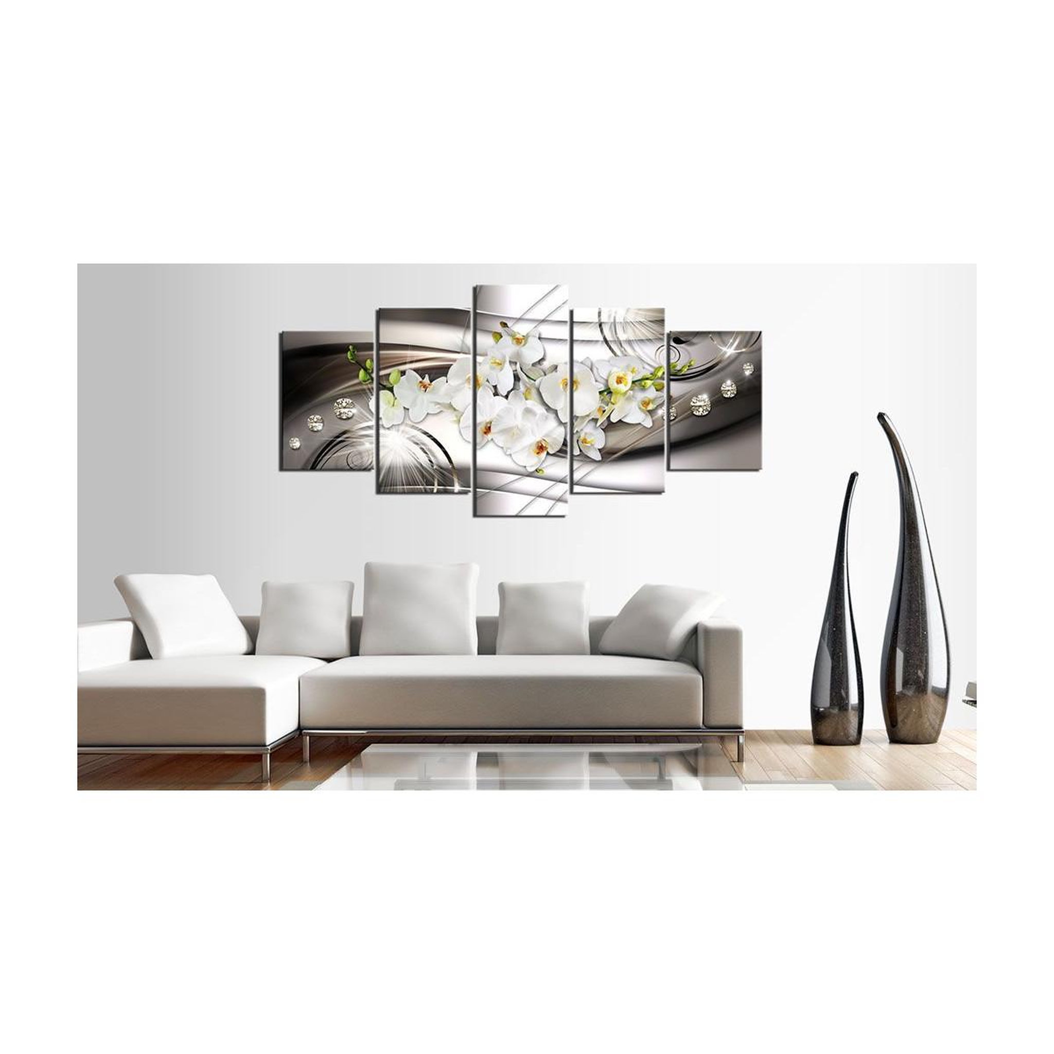 Voir la diapositive 2 : Paris Prix Tableau Imprimé  Orchid with Diamonds