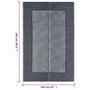 Voir la diapositive 6 : VIDAXL Tapis d'exterieur ARAKIL Gris 160x230 cm PP