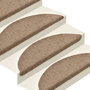 Voir la diapositive 4 : VIDAXL Tapis d'escalier autocollants 15 pcs Creme 65x21x4cm Aiguillete
