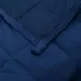 VIDAXL Couverture lestee Bleu 220x260 cm 15 kg Tissu