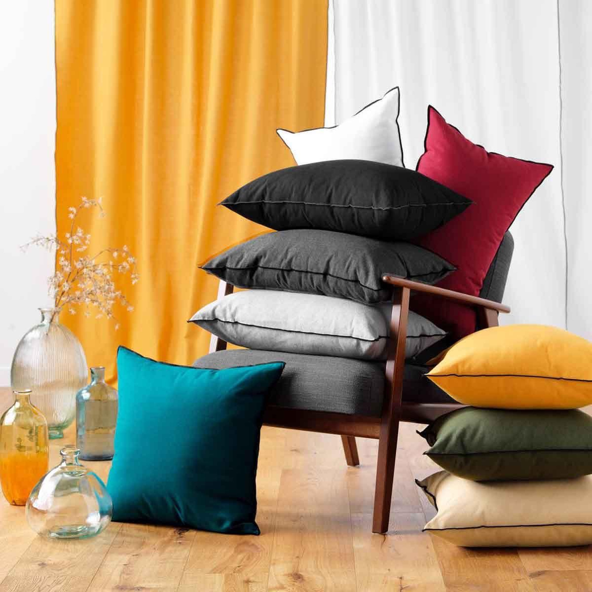 Voir la diapositive 4 : Douceur d'Intérieur Coussin déco  mistraline  40x60cm lin