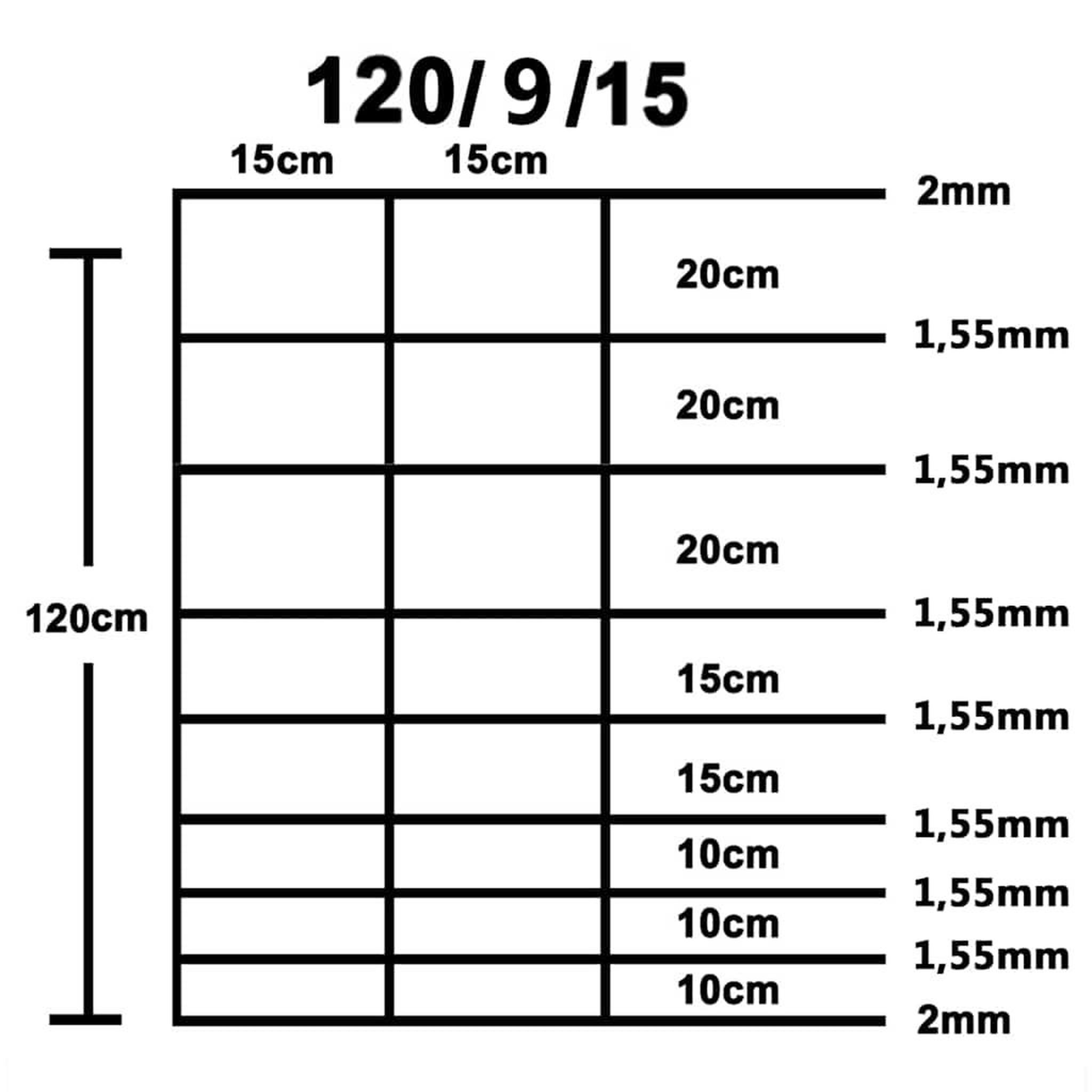Voir la diapositive 5 : VIDAXL Cloture de jardin acier galvanise 50x1,2 m argente