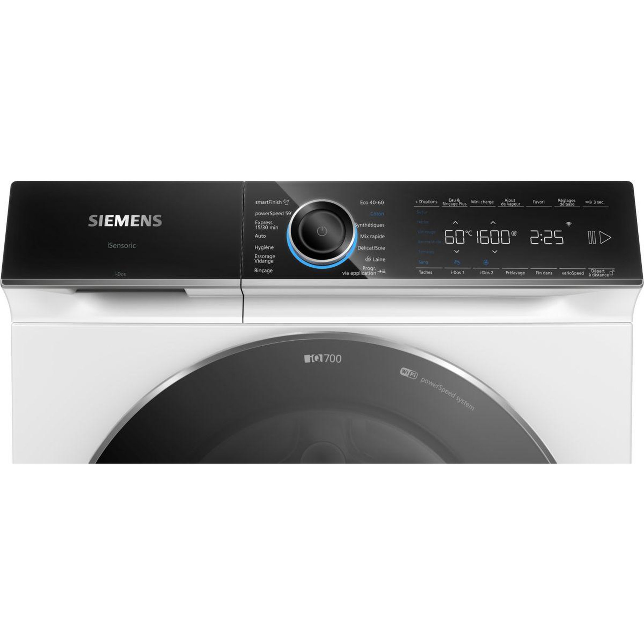 Voir la diapositive 4 : Siemens Lave linge hublot wg66b2abfr - 11 kg - 1600 tr/min - classe a - moteur induction - dosage automatique - connecté