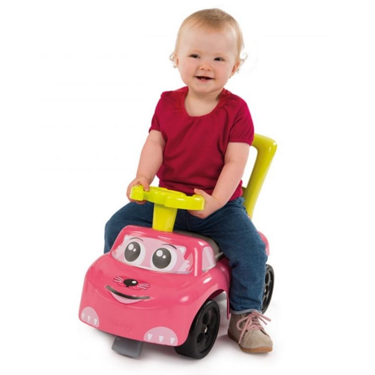 SMOBY Porteur auto - rose