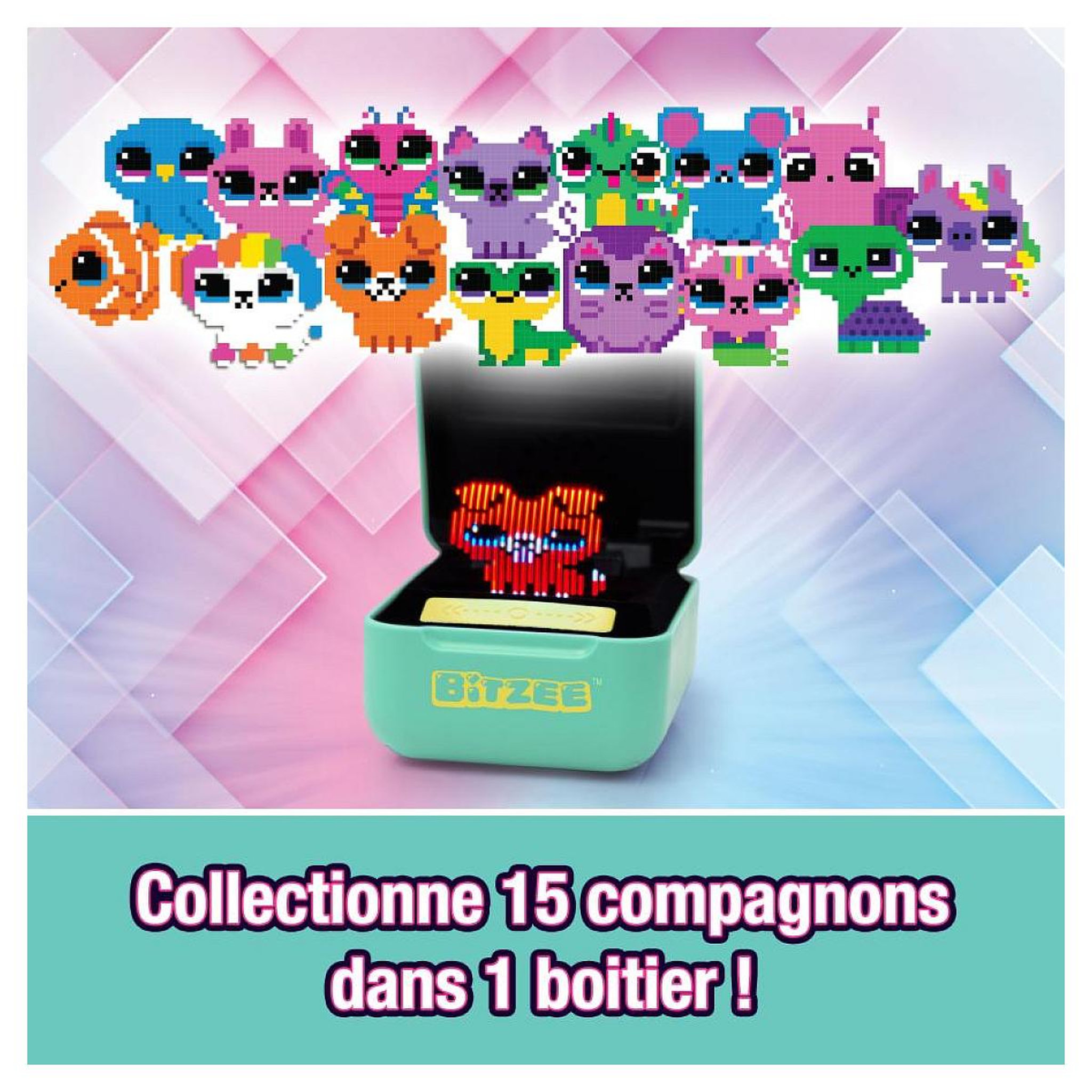 Voir la diapositive 3 : SpinMaster Bitzee mon animal interactif - version turquoise