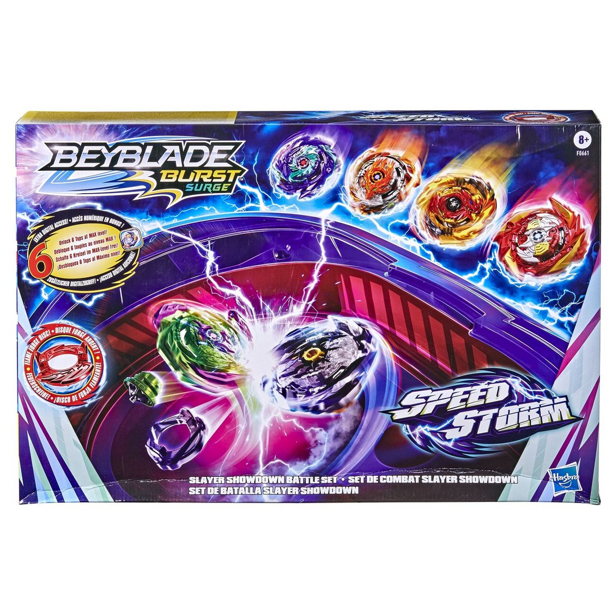 HASBRO Set de combat Beyblade Burst Speedstorm Slayer