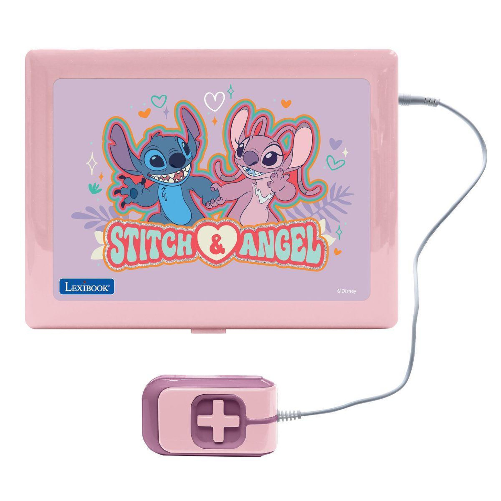 Voir la diapositive 2 : Lexibook Ordinateur éducatif couleur Angel Stitch EN/FR