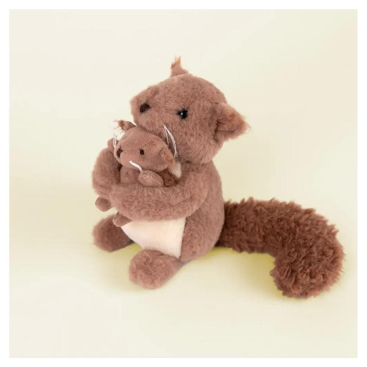 EGMONT TOYS Ecureuil  and  bebe, 15 cm -